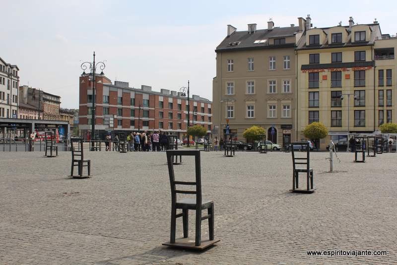 Praça dos Heróis do Gueto Plac Bohaterów Getta locais a visitar em Cracóvia