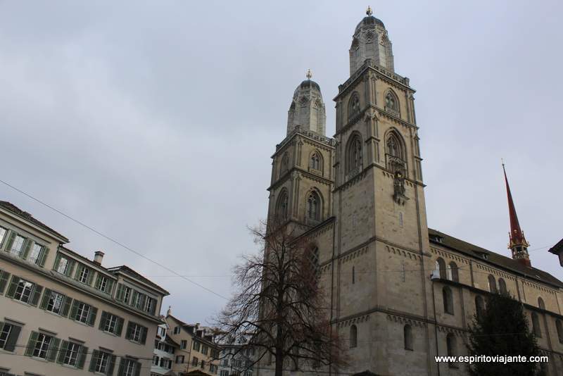 Kirche Grossmünster Zurich Igreja Protestante Zurique Suiça