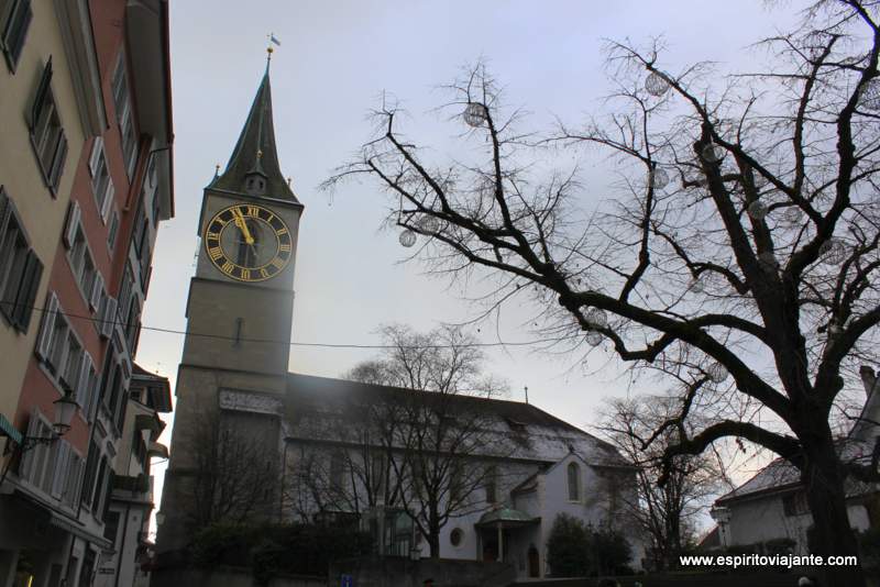 Kirche St. Peter Zurich Zurique Suiça