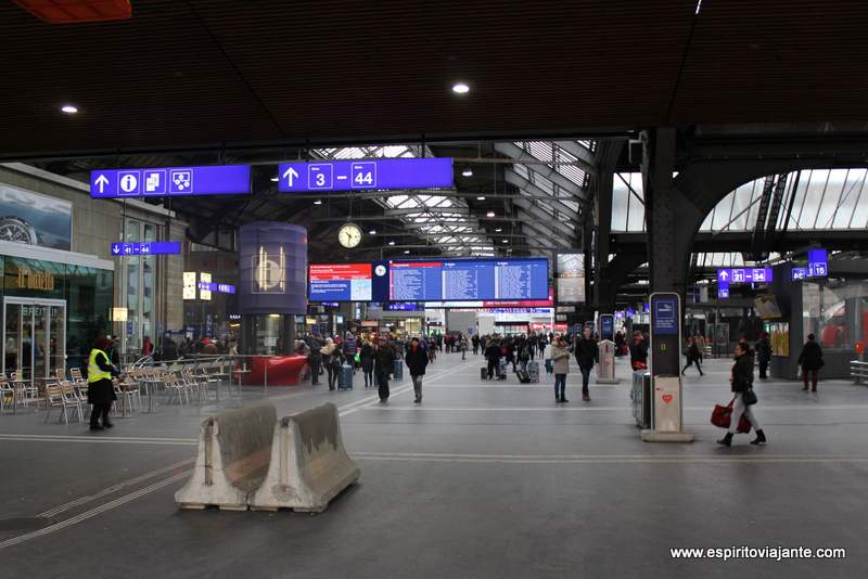 Zurique Hauptbahnhof Estação Ferroviaria - Visitar Zurique
