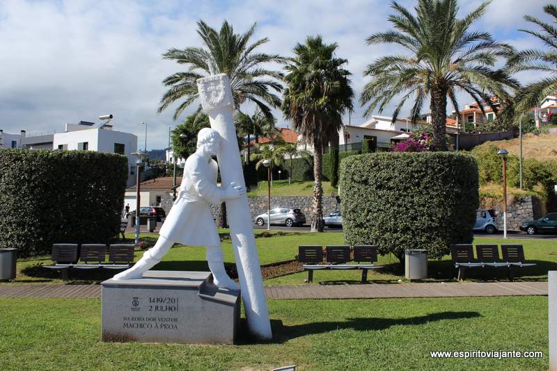 Estatua Machico Proa Madeira