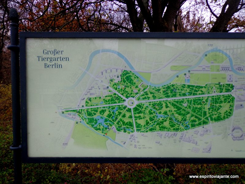 Tiergarten Mapa